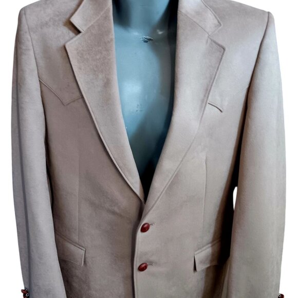 Vintage Men's 40 Blazer Jacket Farah Texas Countrywear Western Rancher 1980's - Picture 1 of 6